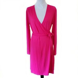 Old Navy Fuchsia Wrap Dress